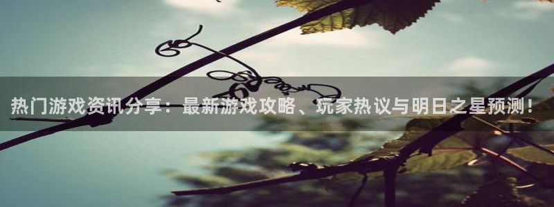 奇亿娱乐平台注册开户：热门游戏资讯分享：最新游戏攻略、玩家热